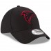 Men's Atlanta Falcons New Era Black Tone Tech Three 39THIRTY Flex Hat 3016190